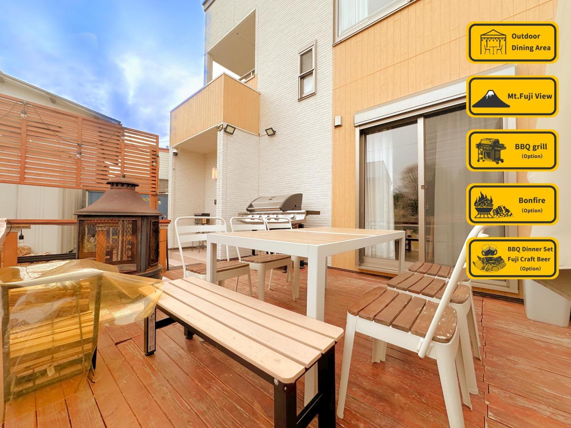 ヴィラ山間堂grandvilla Mt Fuji View Bbq Bonfire Annovillas Sankando Fudžikawagučiko Exteriér fotografie